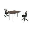thumbnail image 1 of Boss Office Products Simple System Double Desk, Face To Face, 30"H x 71"W x 29-1/2"D, Driftwood, 1 of 3