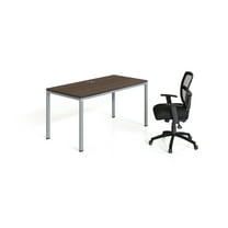 Boss Office Products Simple System Single Desk 60" x 24" Desk Top, Driftwood