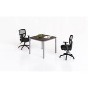 Boss Office Products Simple System Square Conference Table, 29-1/2H x 36W x 36D, Driftwood