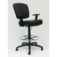 thumbnail image 1 of Boss Office Products Big and Tall Transitional Oversized Task Chair Stool, Black, 1 of 7