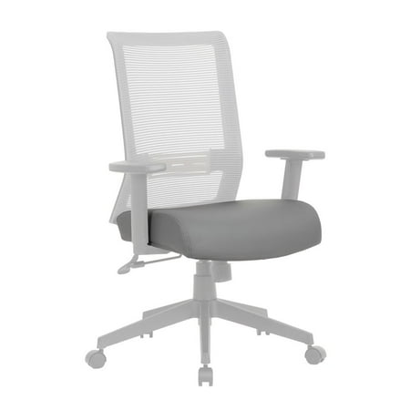 Boss Office Products Vinyl Seat Cushion Cover, Grey