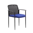 thumbnail image 1 of Boss Office Products Stackable Mesh Guest Chair in Blue, 1 of 4