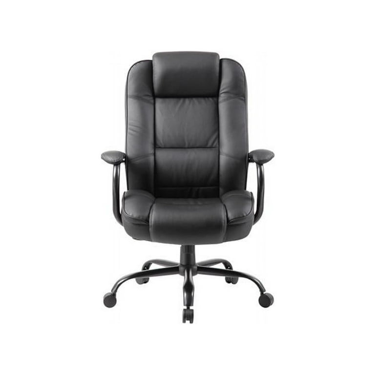 Boss Office Supplies B992 BK Heavy Duty Executive Chair Walmart