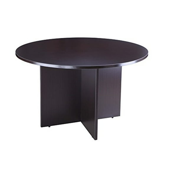 Boss Office Products N123-MOC Round Table, Mocha