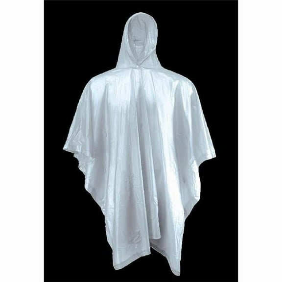 Boss 8113001 PVC Rain Poncho, Clear - One Size