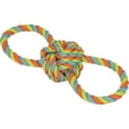 thumbnail image 1 of Boss Pet Products Chomper Figure 8 Dog Rope Toy - Chewable, Multicolor, 11", 1 of 3