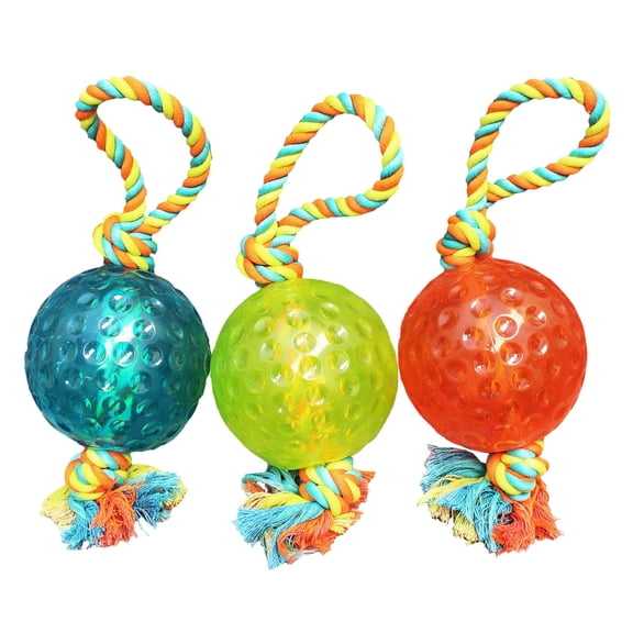 Boss Pet Chomper TPR Ball Rope Tug