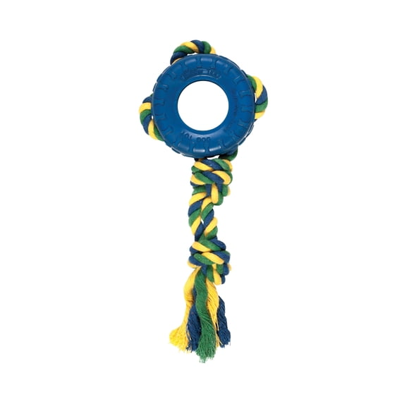 Boss Pet Chomper Tredz Tire Tug and Toss for Pets, Medium, Assorted Colors