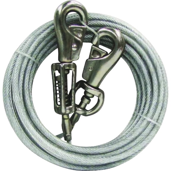 Boss Pet Guardian Gear XL Dog Cable with Spring Tie-Out - Single Pack