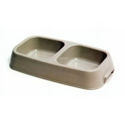 Boss Pet Products 171302136 00213H Plastic Double Diner Pet Dish, Large