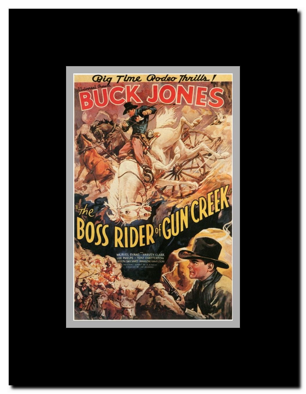 Boss Rider of Gun Creek Framed Movie Poster