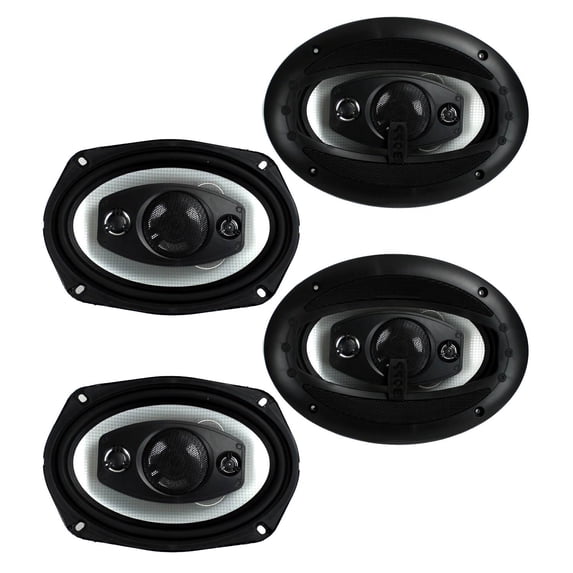 Boss Riot R94 6x9" 1000W 4 Way Car Coaxial Audio Speakers Stereo