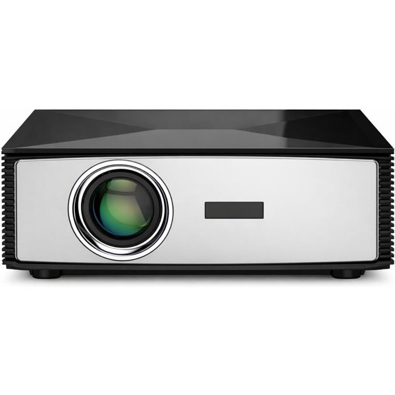 BOSS Portable Smart Projector S6A, 1920x1080, Android, Auto Keystone, 60" Screen and Mount Bundle