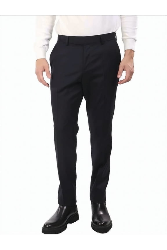 Tailored Black Chinos With Straight Leg (Men's)