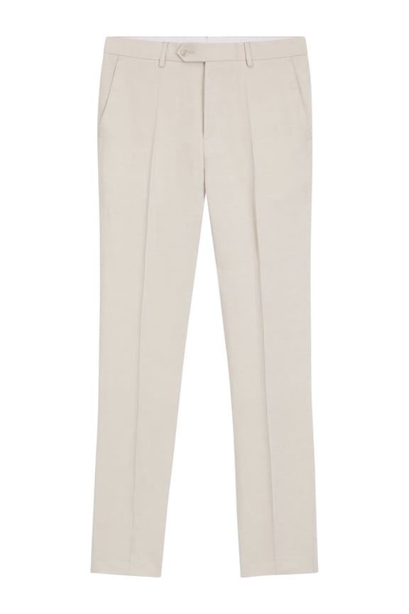 Tailored Fit Suit Trousers With Pressed Creases (Men's)