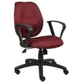 thumbnail image 1 of Boss Office Products Task Chair with Loop Arms-Color:Burgundy, 1 of 5