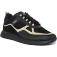 thumbnail image 1 of Boss Titanium Runn Men's Low Top Lace Up Synthetic Trainers In Black Size 7, 1 of 6
