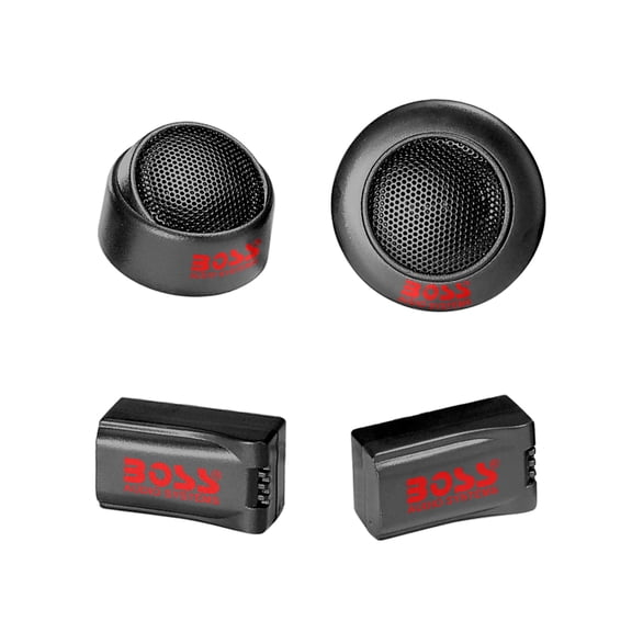 BOSS Audio Systems TW15 Car Tweeters, 1 Inch, 250 Watt Per Pair, 2 crossovers