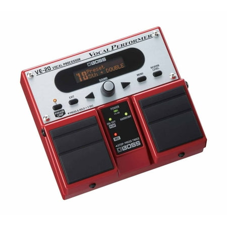 BOSS Audio - VE-20 Vocal Effects Processor - Red