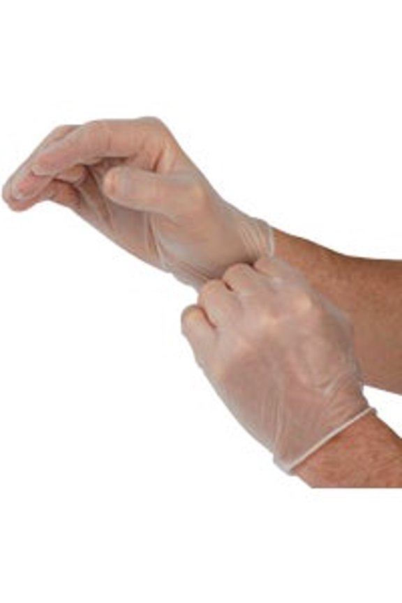 Glove Vinyl - Disposable - M 100 Pack
