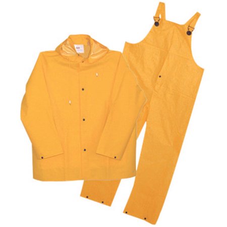 Boss Yellow PVC-Coated Polyester Rain Suit L