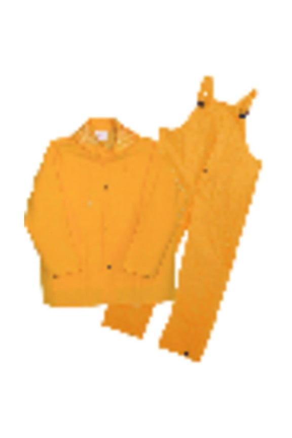 Boss Yellow PVC-Coated Polyester Rain Suit XL