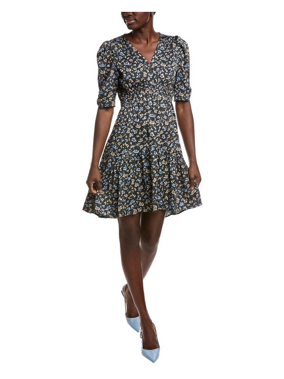 Boss by Hugo Boss womens BOSS Hugo Boss Dizziano Mini Dress, DE 46/US 14, Blue