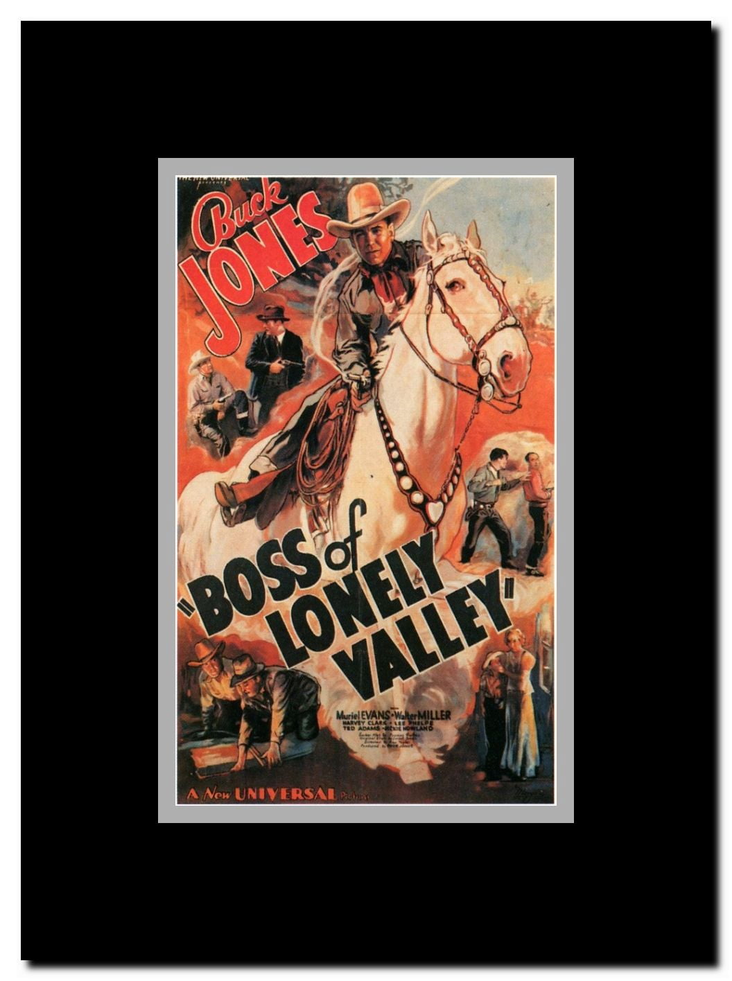 Boss of Lonely Valley Framed Movie Poster