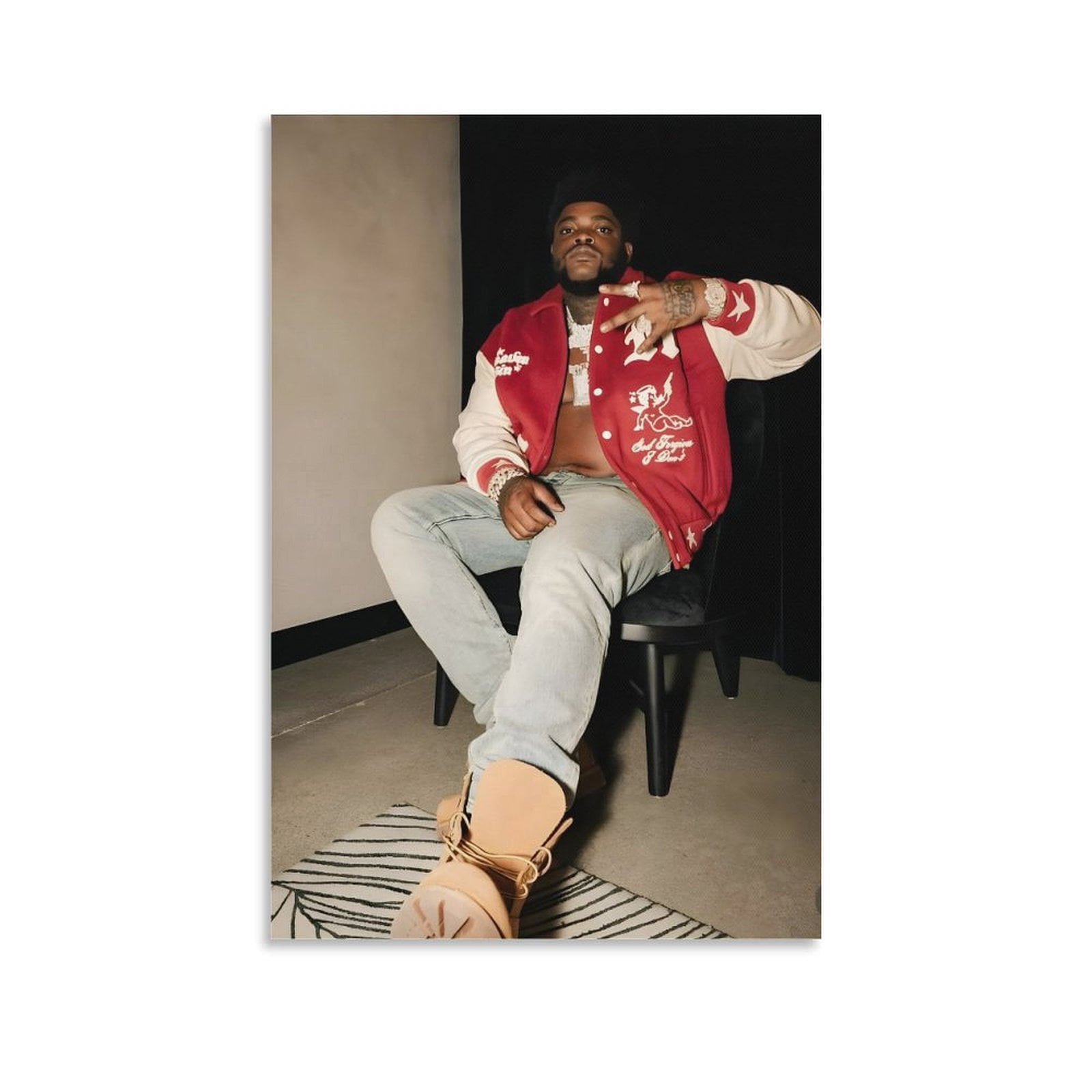 BossMan Dlow Art RAPPER Posters Painting On Canvas Wall Art Poster ...