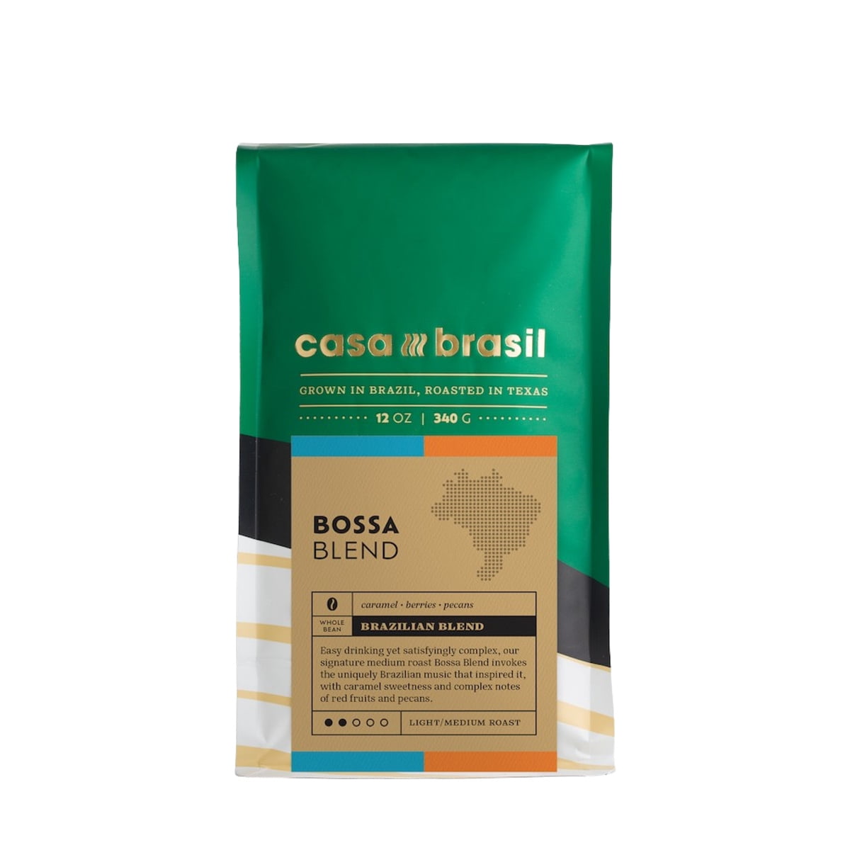Bossa Blend - Roasted by Casa Brasil Coffees - Whole Bean Coffee - 5lb Bag