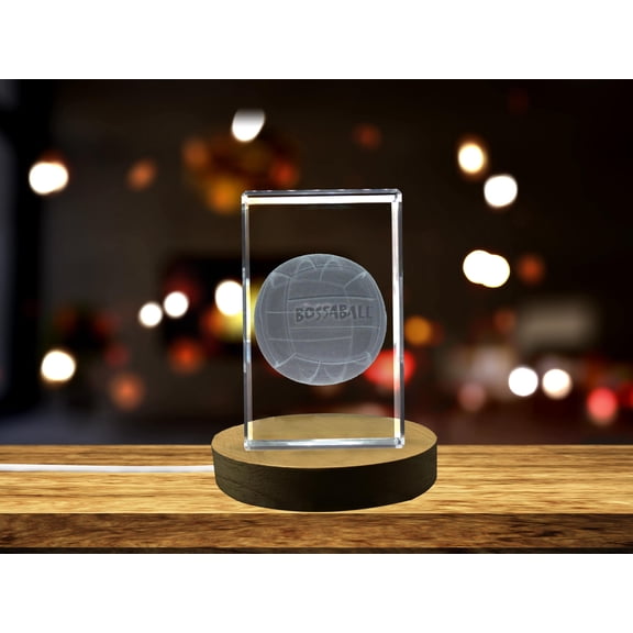 Bossaball 3D Engraved Crystal 3D Engraved Crystal Keepsake/Gift/Decor/Collectible/Souvenir