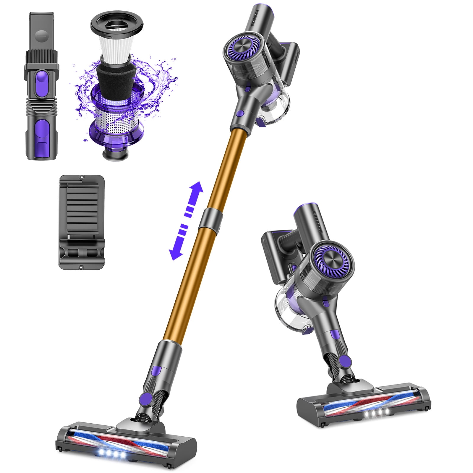 Bossdan Vacuum Cleaner 4 in 1 Cordless Stick Vacuum Cleaner with Powerful Suction for Hardwood New in Nepal at NPR 0 Rating 5