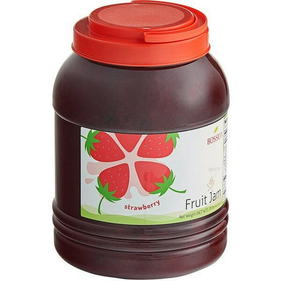 Bossen 10 lb. Strawberry Fruit Jam / Smoothie Paste