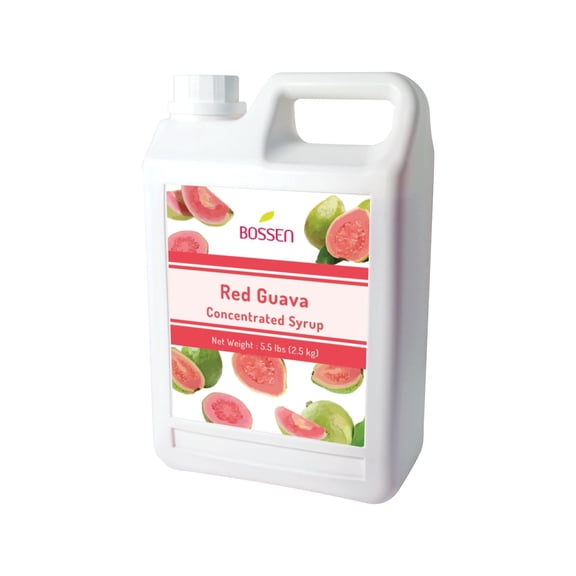 Bossen Red Guava Concentrated Syrup_5.5 lbs