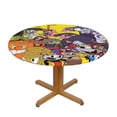 thumbnail image 1 of Bosses Cuphead Round Tablecloth Fitted Elastic Tablecloths Indoor Outdoor Table Cover Decor For Kitchen Picnic Party, 1 of 8