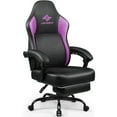 thumbnail image 1 of Bossin Big and Tall Gaming Chair 400lb Weight Capacity,Gamer Chairs for Adults,Video Game Chair wth Footrest,Racing Style Computer Gamer Chair with Headrest and Lumbar Support, 1 of 5