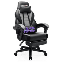 Bossin Gaming Chairs with Footrest,2022 Leather Game Chair for Adults,Big and Tall Gamer Chair with Headrest and Lumbar Support