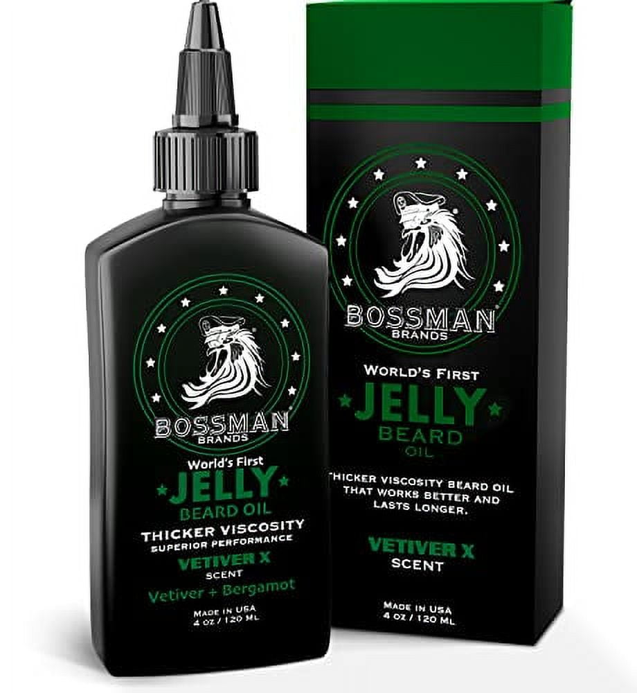 Bossman Beard Oil Jelly (4oz) - Beard Growth Softener, Moisturizer ...