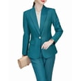 thumbnail image 1 of Bossy Chic womens  2pc Blazer & Pant Set, 12, 1 of 2