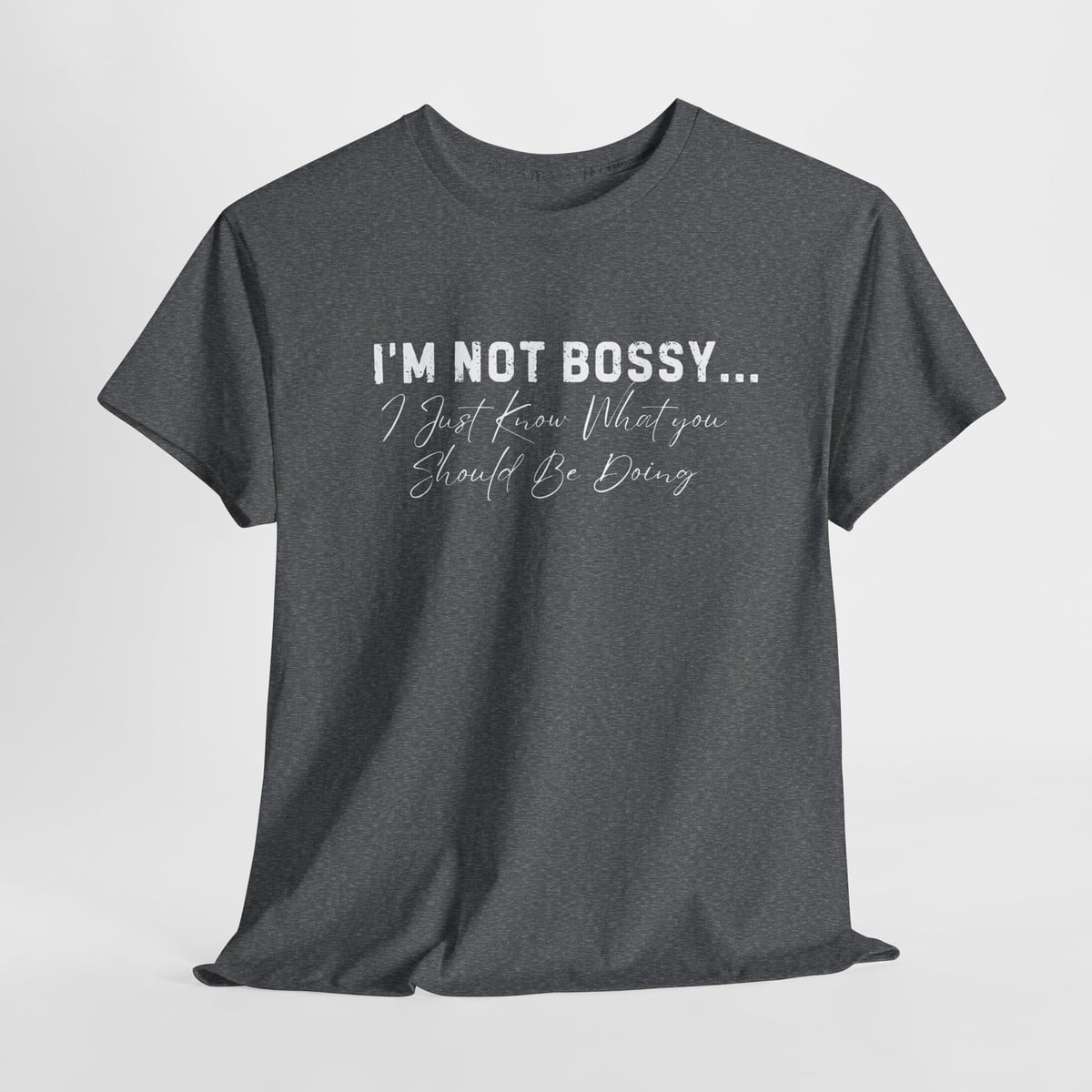 Bossy Quote Graphic Statement T-Shirt - Walmart.com