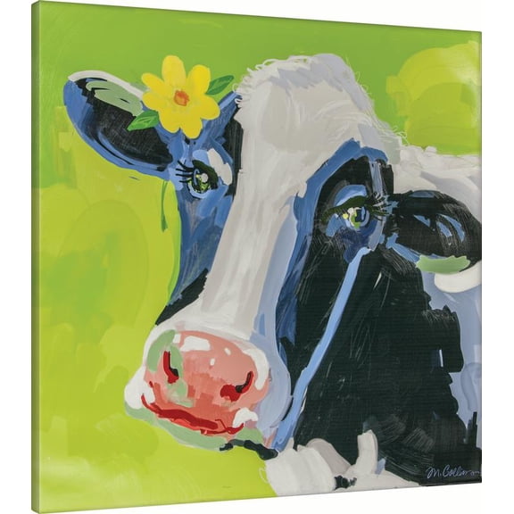 Manual Bossy The Cow Canvas Art