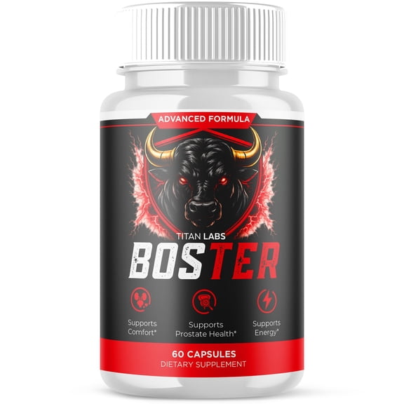 Boster Advanced Formula Natural Supplement Pills for Max Strength Capsules (1 Pack)