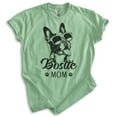 thumbnail image 1 of Bostie Mom T-shirt, Unisex Women's Shirt, Boston Terrier Owner, Best Dog Mom Gift, Heather Apple Green, Large, 1 of 6