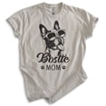 thumbnail image 1 of Bostie Mom T-shirt, Unisex Women's Shirt, Boston Terrier Owner, Best Dog Mom Gift, Light Silk Gray, Medium, 1 of 6