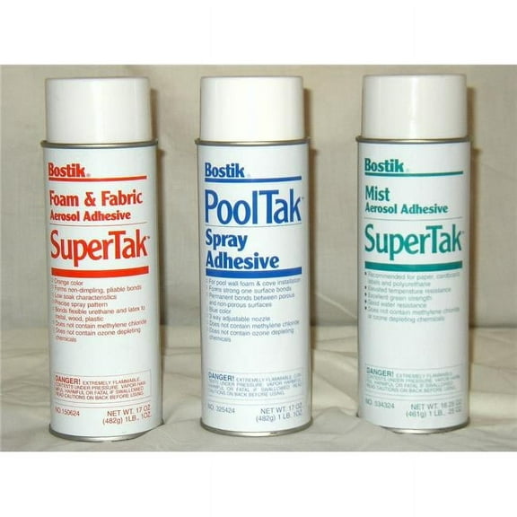 Bostik 150612 Pool Tak Wall Foam Adhesive for Wet-Concrete, Orange