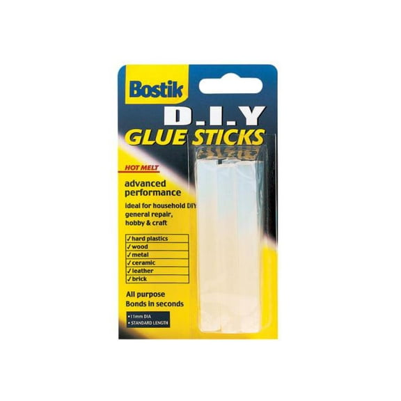 Bostik - DIY Hot Melt Glue Sticks (Pack 6)