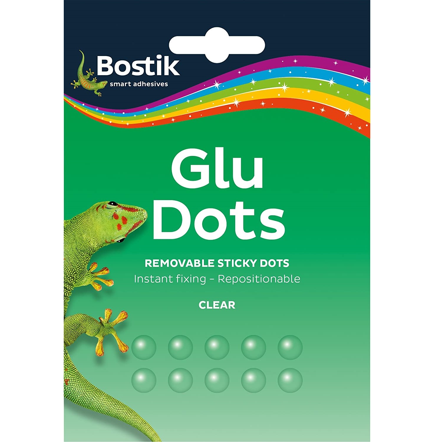 Bostik Removable Sticky Glue Dots 64Pk (Pack of 6) 