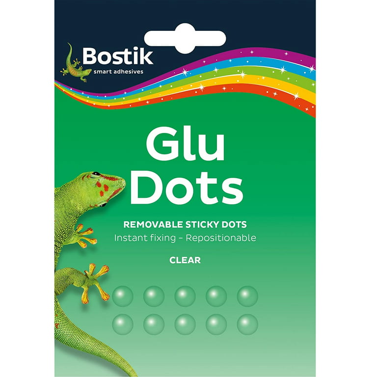 Bostik Removable Sticky Glue Dots 64Pk (Pack of 6) 