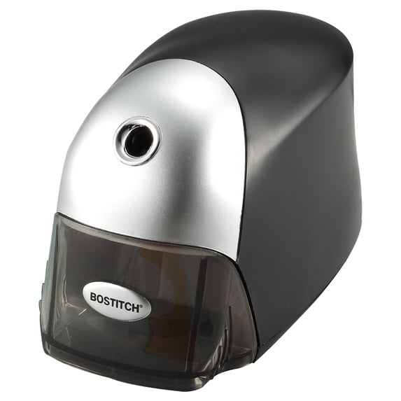 Bostitch Office QuietSharp Executive Heavy Duty Electric Pencil Sharpener for 65% Faster Sharpening and 6x Longer Cutter Life, Tamper-proof Switch When Removing Savings Tray
