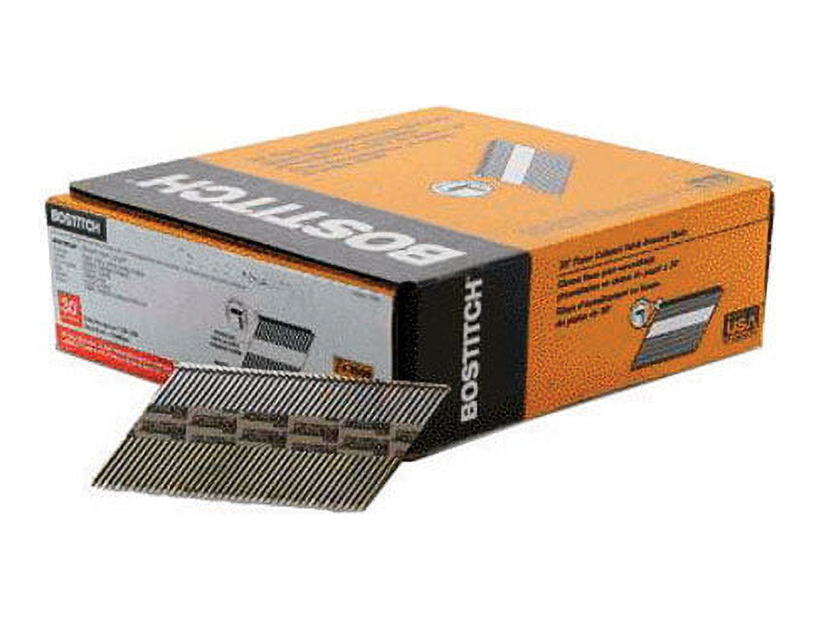Bostitch 2-3/8" 10 Ga. Straight Strip Nails 34 deg. Smooth Shank 2,000 pk